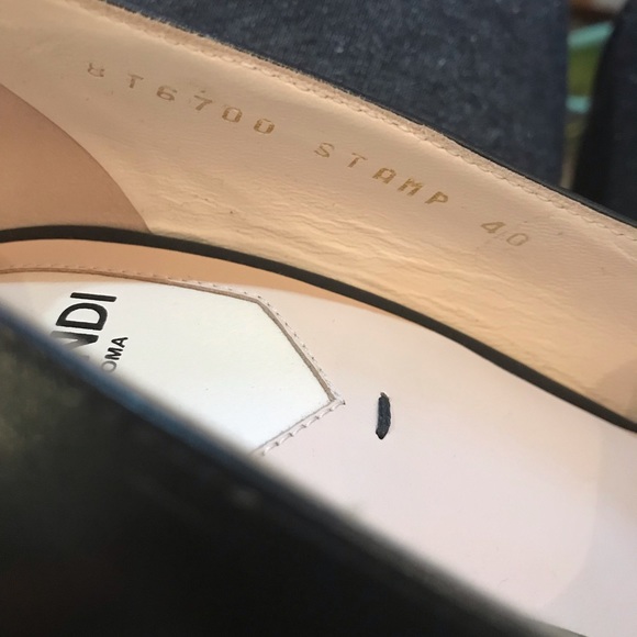 FENDI 💯Authentic BRAND NEW two tone heels - Picture 7 of 8